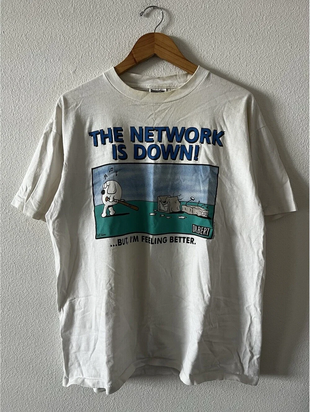 Vintage Dilbert Graphic T-Shirt XL
